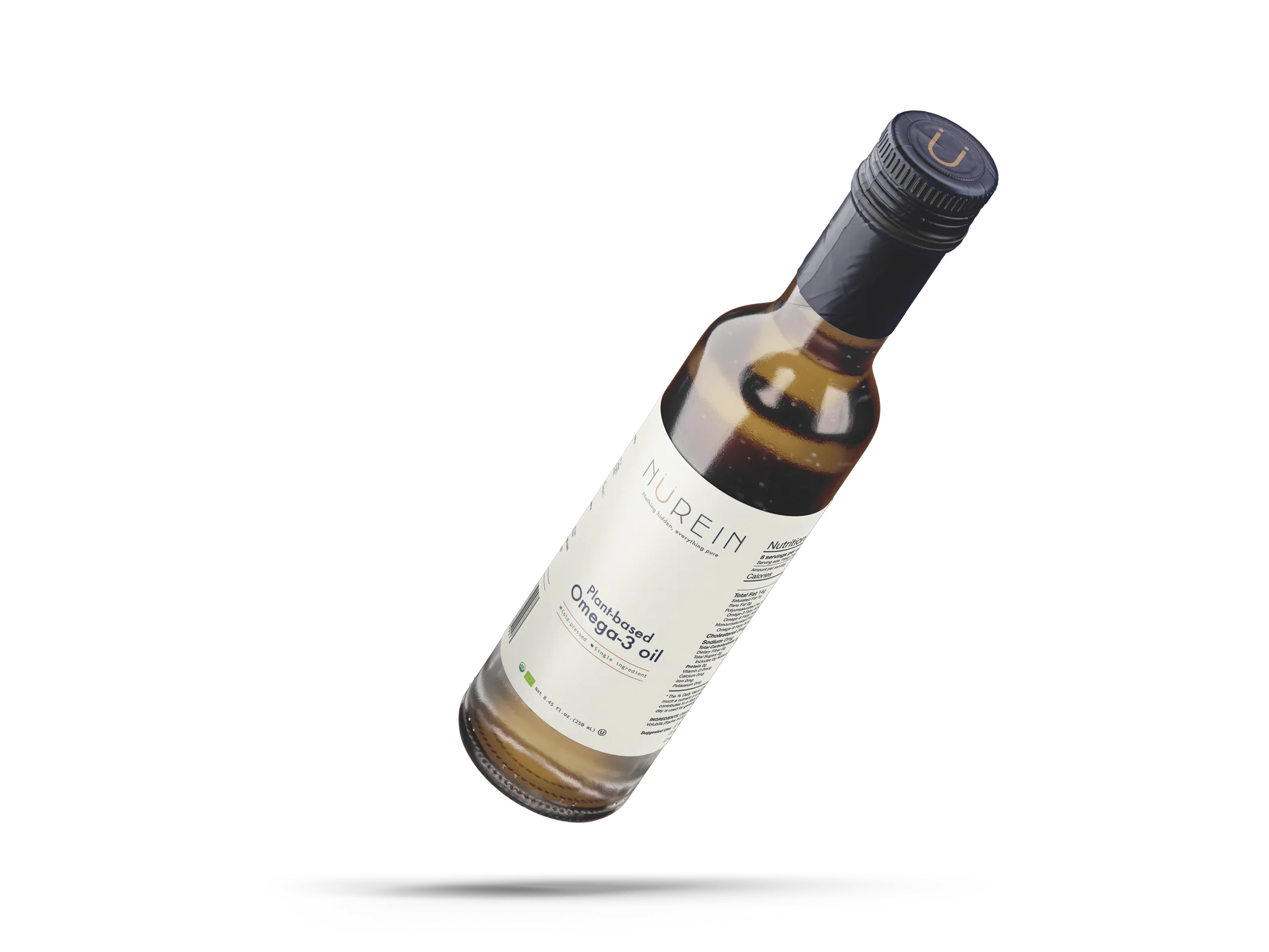 Bottle of Nürein Sacha Inchi oil